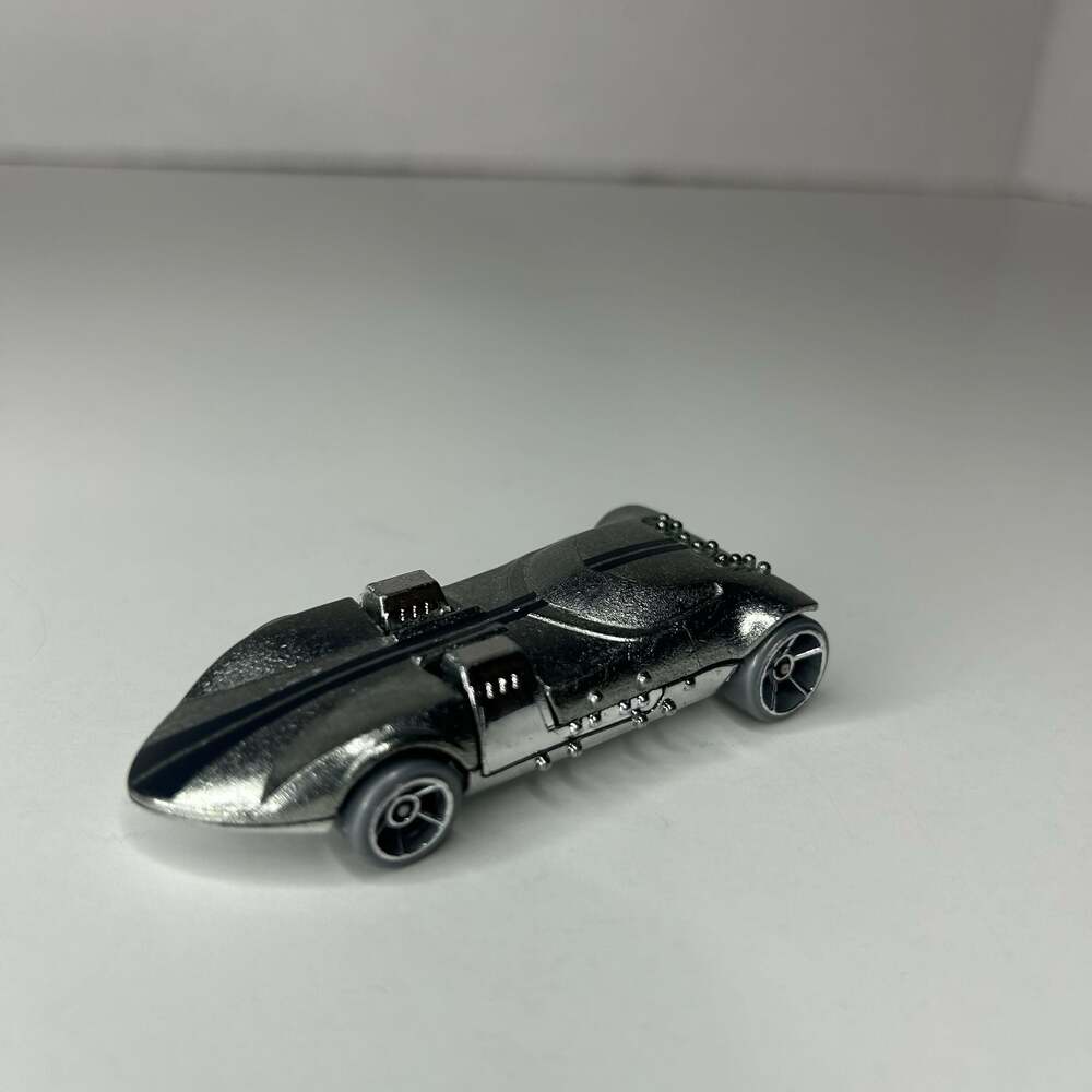 Hot Wheels Braille Racer Twin Mill Chrome and Black Diecast Car